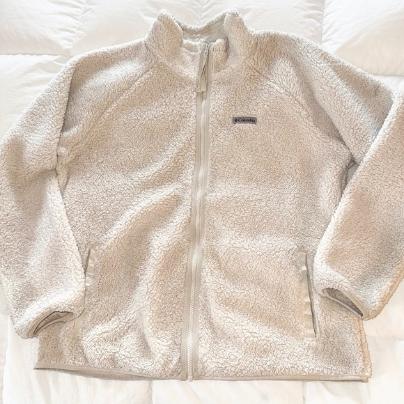 Columbia Jackets & Blazers - SALE Columbia Sportswear Women's Sherpa Full Zip Jacket Cream Teddy XXL